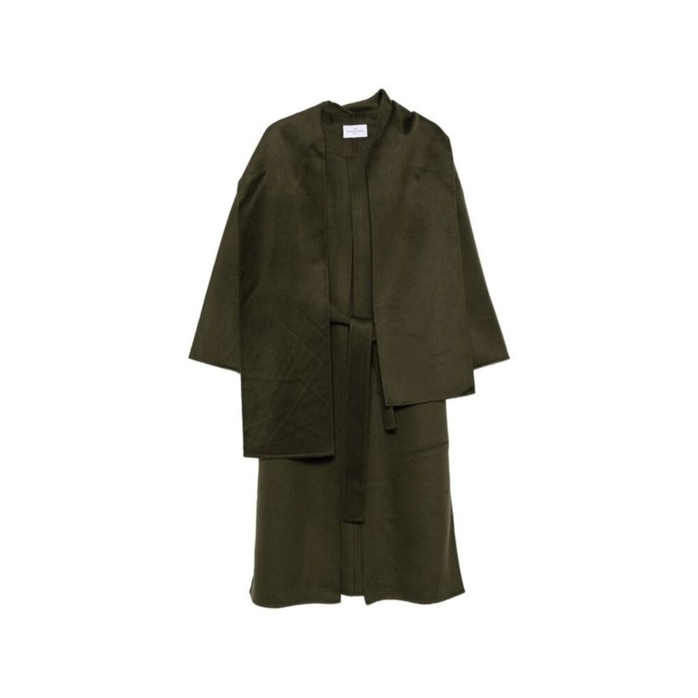 The Dynamis Studio Green Coats - Oversized Coats Women